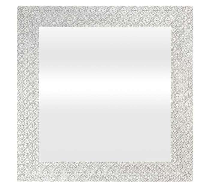 Design House Aztec Mirror - White (600 x 600mm)
