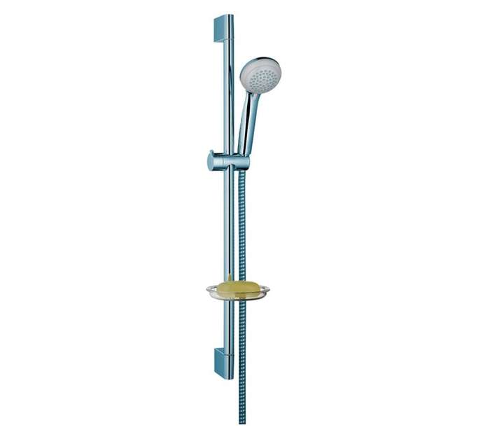 Hansgrohe 1J 650 Croma Showerhead Set - White/Chrome (100mm)