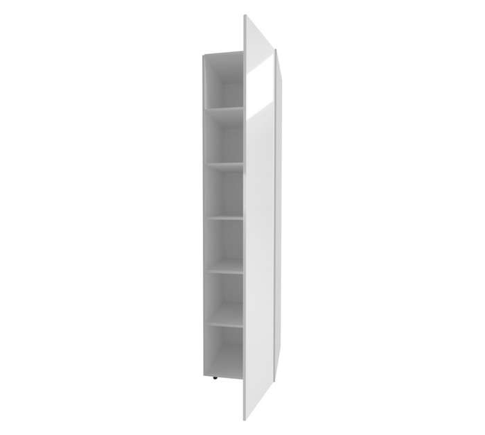 Home and Kitchen Base Unit Gloss Grocery Cabinet - White (450mm)