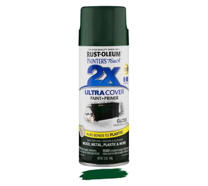Rust-Oleum Spray Paint Touch 2X Ultra Cover - Gloss Hunter Green (340g)