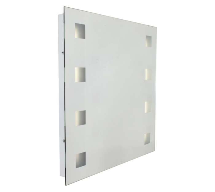 Eurolux W177 Square 8 Mirror Light - White (55 x 600 x 600mm)