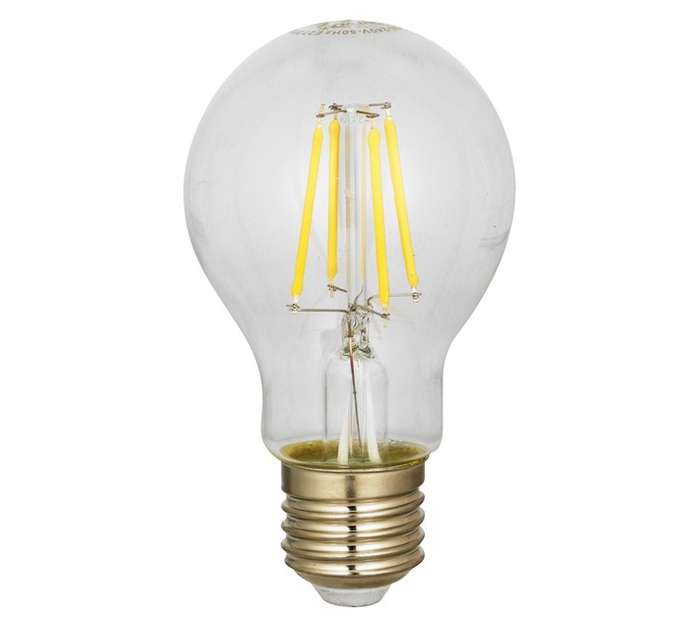 Lightworx LED-S19-A604WE27WW E27 Dimmable Filament Bulb - Clear (4W)
