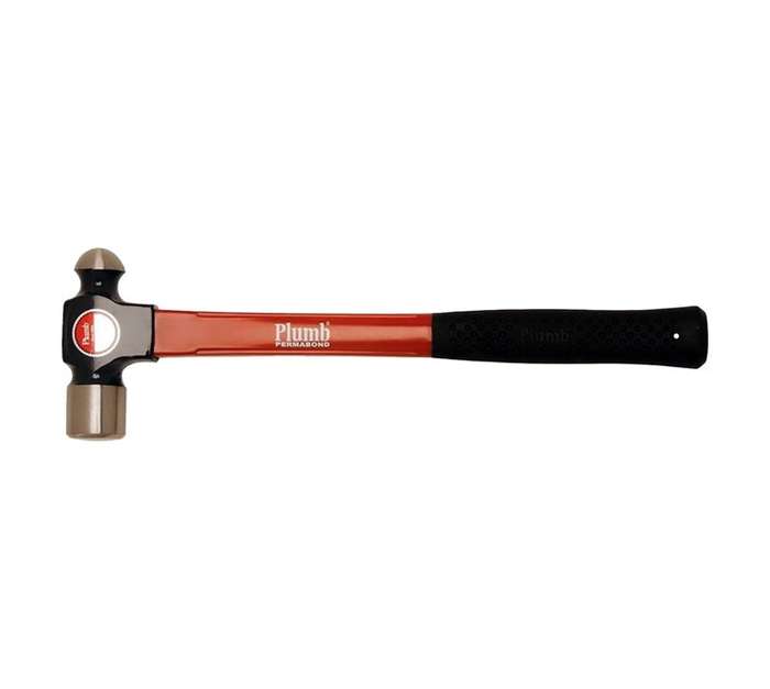 Plumb Ball Pein Hammer - Black/Brown