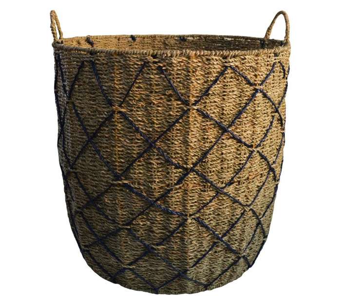 Design House Seagrass Basket - Natural (550 x 550 x 610mm)
