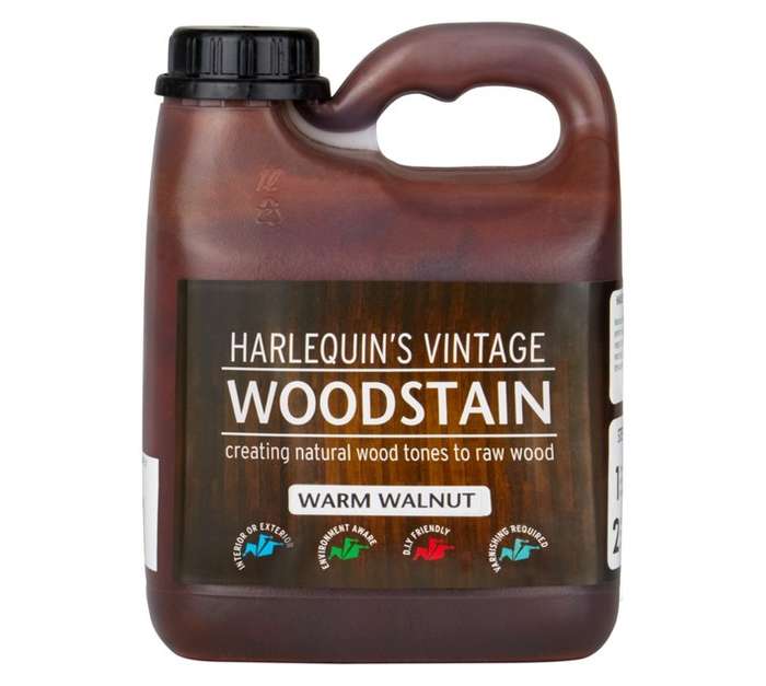 Harlequin Wood Stain - Rich Wallnut (1L)