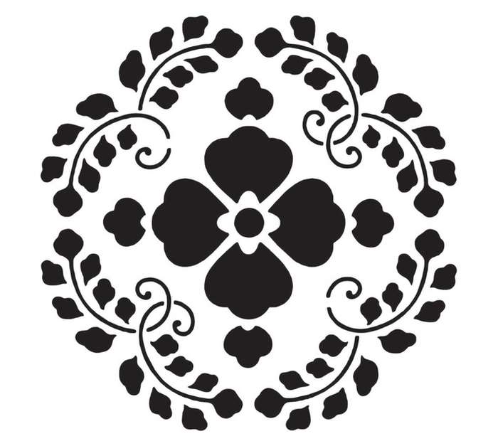 Unlimited Flower Fill Stencil (125 x 125mm)