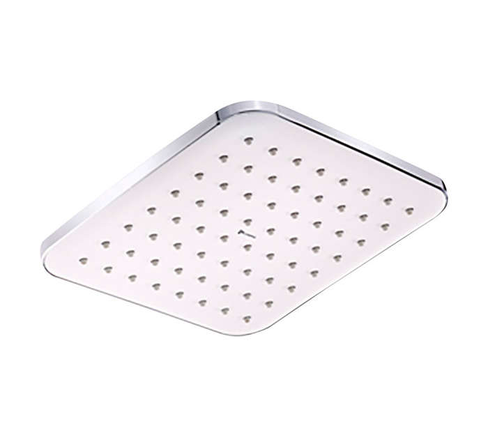 COBRA SHOWERHEAD PAUSE SQ 200 F.PL WHT