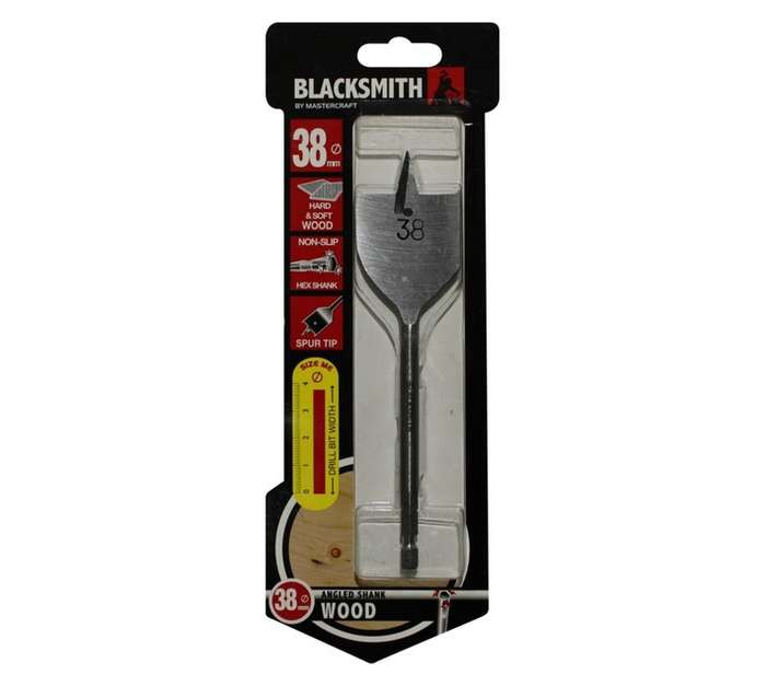 Blacksmith 38mm Flat Wood Drill Bit