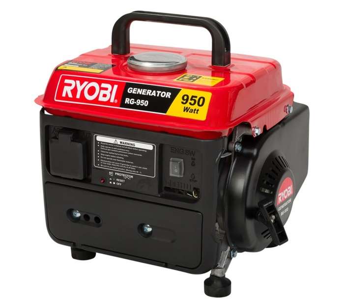 Ryobi RG-950 Generator 950W 2-Stroke Pull-Start