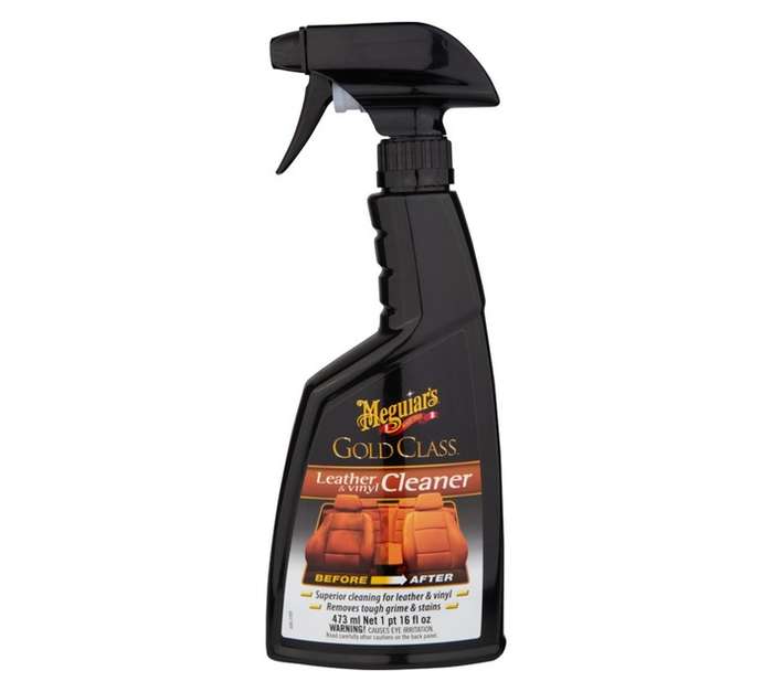 Meguiars Gold Class LeatherandVinyl Cleaner - Black (473ml)