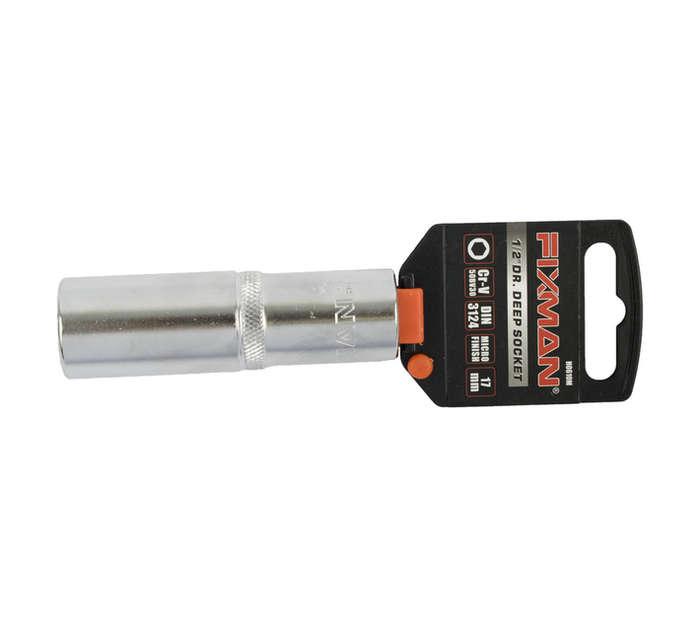 FIXMAN SOCKET 17MM 1/2 DRV DEEP
