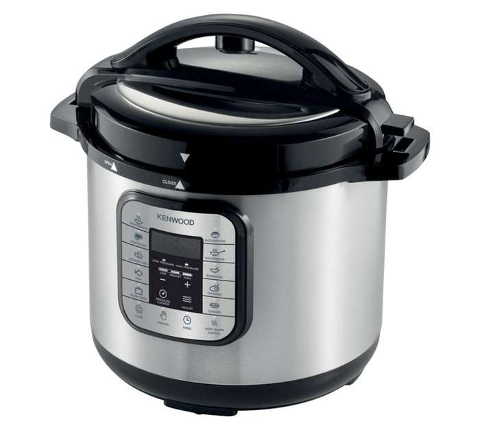 Kenwood Pressure Cooker - Black/Silver (8L)