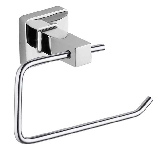 Style Chrome Toilet Paper Holder - Silver