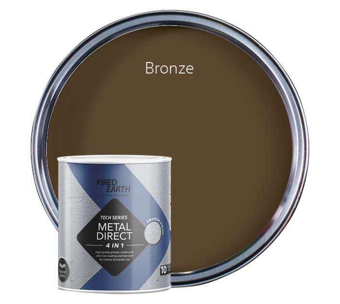 Fired Earth Metal Direct Smooth Satin - Bronze (1L)