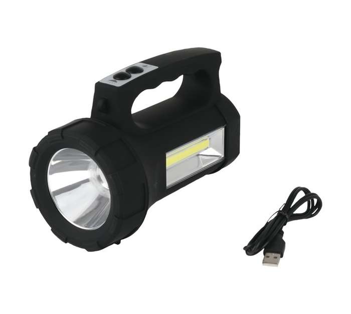 Leisure Quip USB Rechargable LED Spotlight - Black