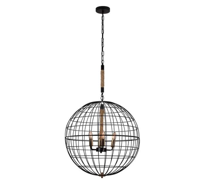 Eurolux CH278B Sparta Chandelier - Black (500 x 950mm)