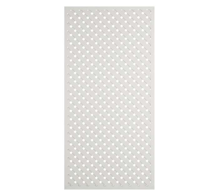 Absolut Fencing Diamond Lattice - White (20 x 910 x 1780mm)