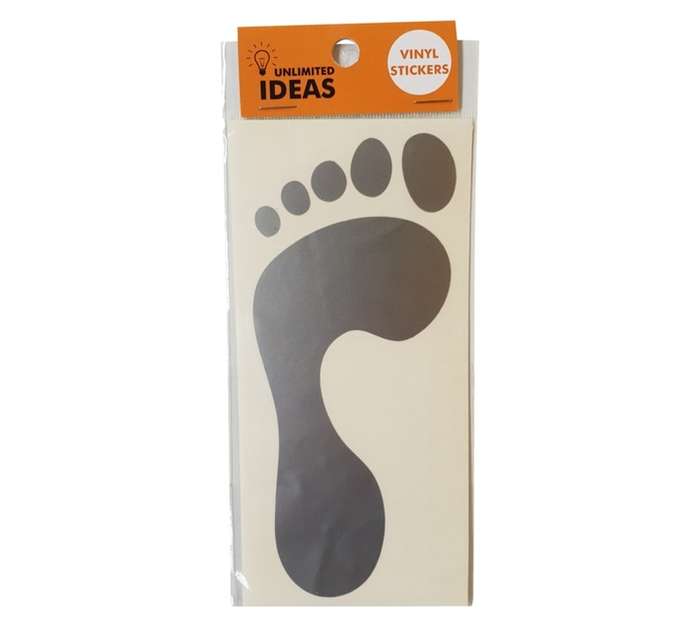 Unlimited Vinyl BLD518-01/89 Foot Prints (180 x 80mm)