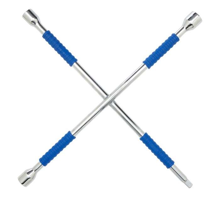 Topline AW9903 4 x 4 Wheel Spanner - Silver/Blue