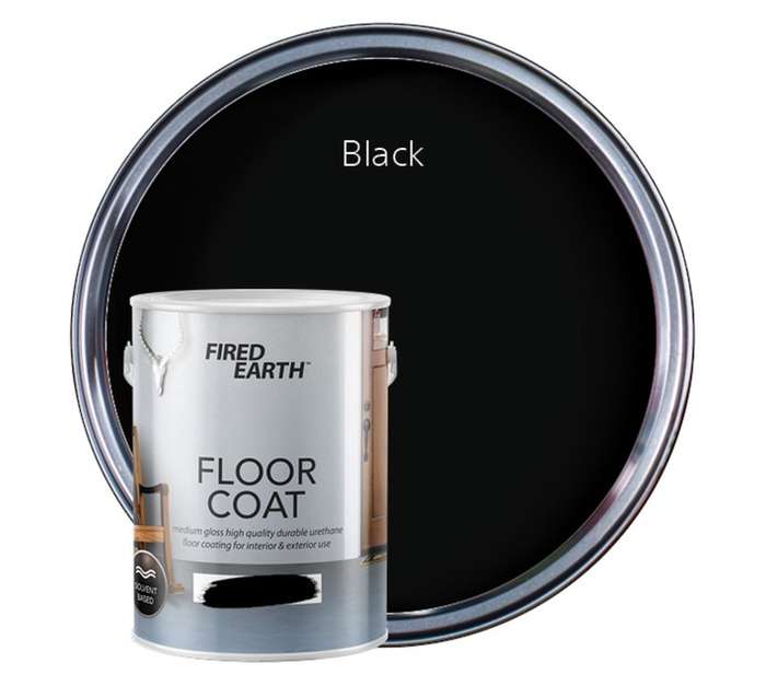 Fired Earth Floor Coat - Black (5L)