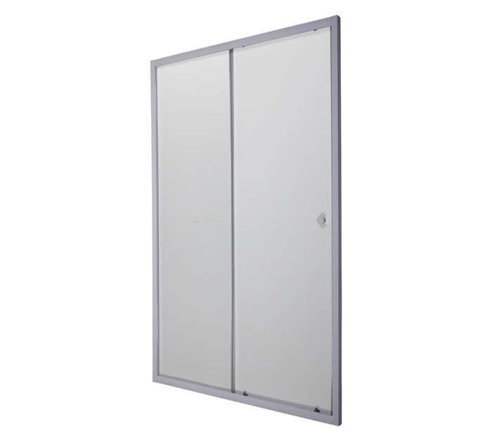 Lusso Single Slider Shower Door - White (1200 x 40 x 1900mm)