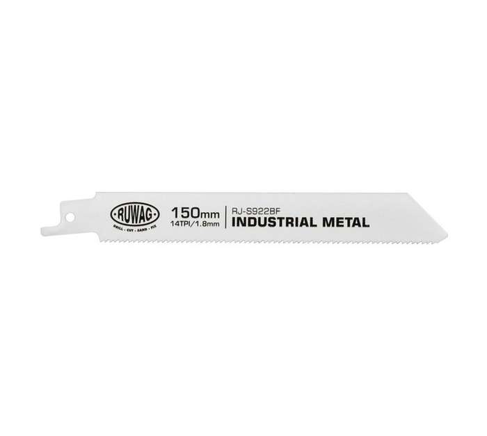 Ruwag RJ-S922BF 2 x Metal and Pipe Reciprocating Saw Blade (150 x 1.8mm)