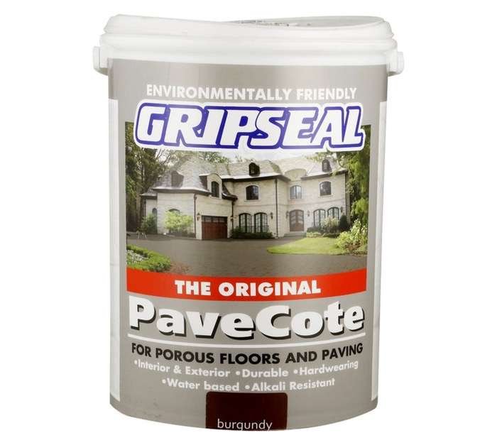 Gripseal Pavecote Paving Paint - Burgundy (5L)