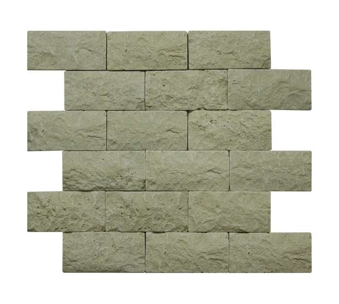 Earthstone Pescara Mosaic Cladding Tile - Almond (290 x 290mm)