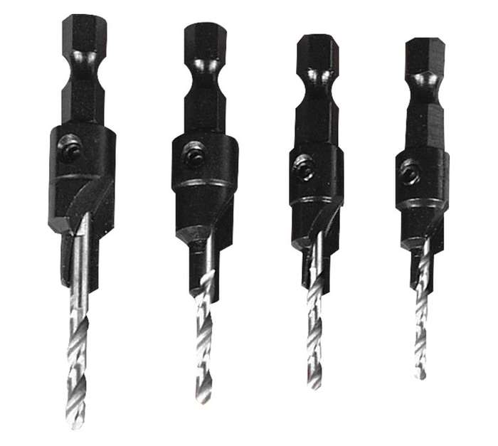 Tork Craft 5 Piece Pilot Screw Bit Set