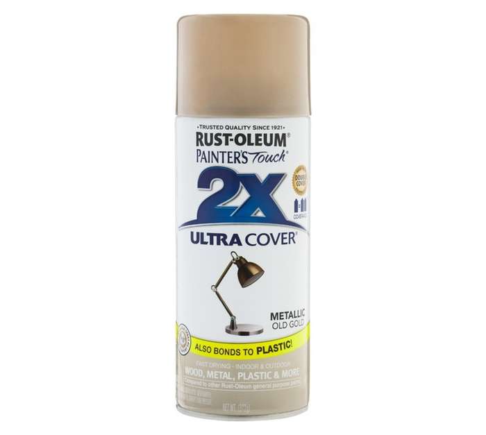 Rust-Oleum Painters Touch 2X Spray Paint - Old Gold (340g)