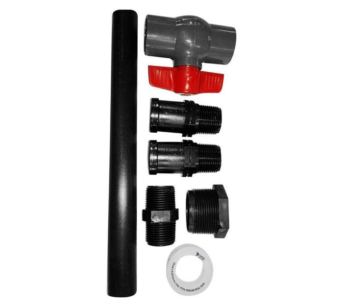 Warthog Tank-to-Pump Water Connector Kit (Excludes Pump) - Grey