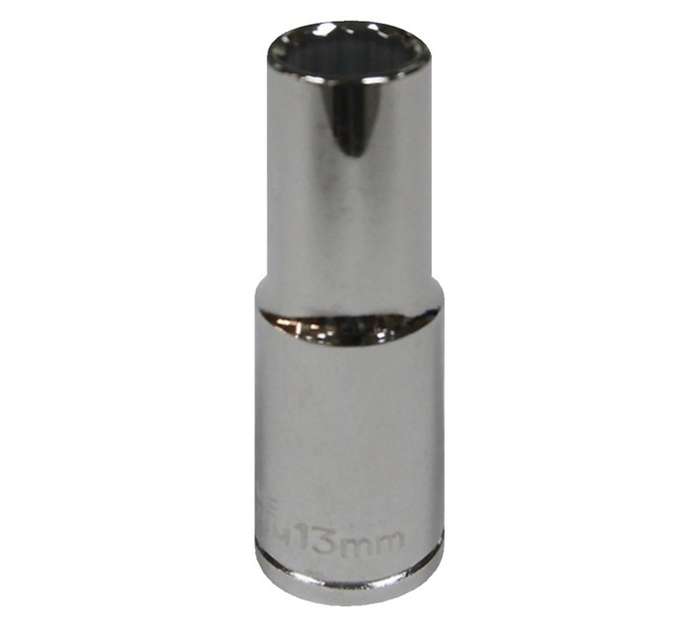 Mastercraft D/Wall Socket 1/2 Inch Dr 12 Pt - Chrome (13mm)