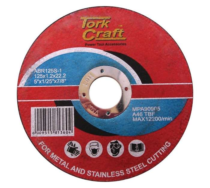 Tork Craft Steel Cutting Disc (125 x 1.2mm)