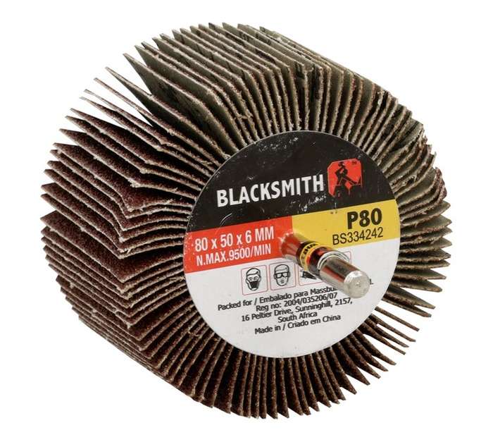 Blacksmith P80 Chuck Mount Flap Wheel (80 x 50mm)
