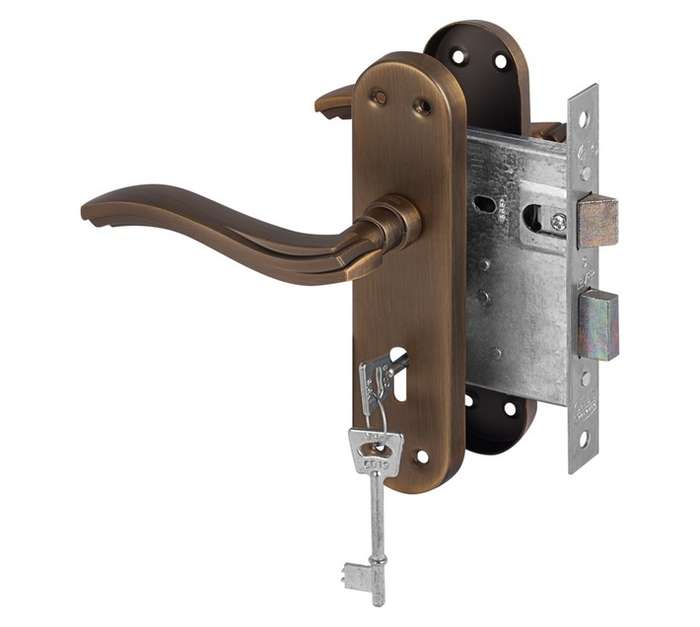Yale Onda 3 Lever Door Lock Set - Matte Coffee