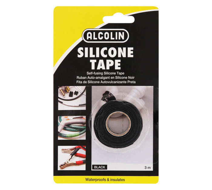 Alcolin Silicone Tape - Black (3000 x 12.5mm)