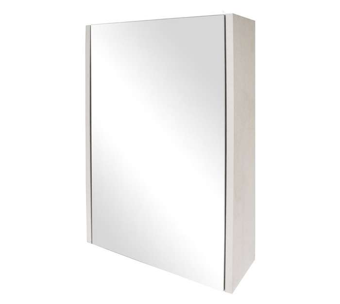 Denver Athena Nalini 1 Door Mirror Cabinet - White