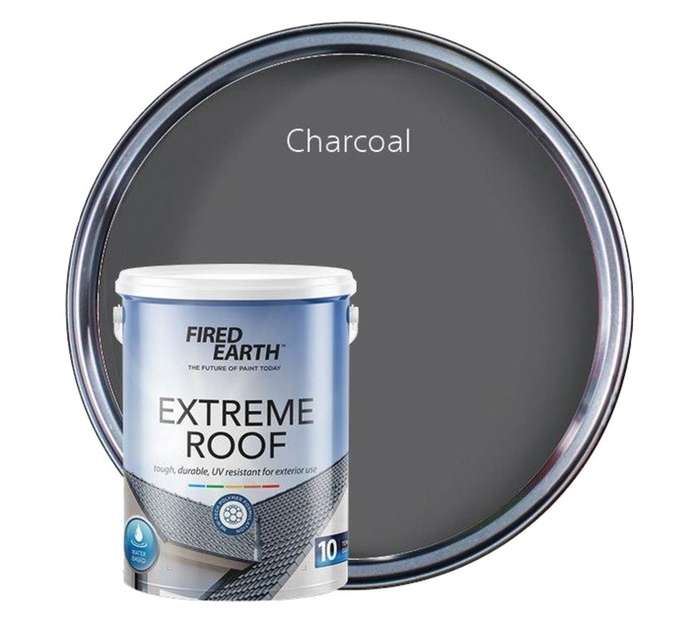 Fired Earth Extreme Roof Acrylic - Charcoal (5L)