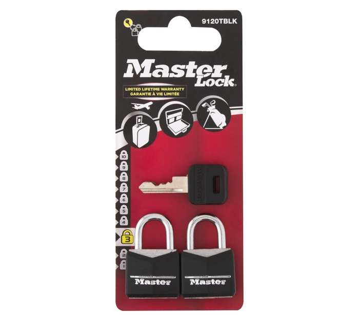 Mackie Padlock 2 Pack Keyed Alike - Aluminium Cover(20mm)