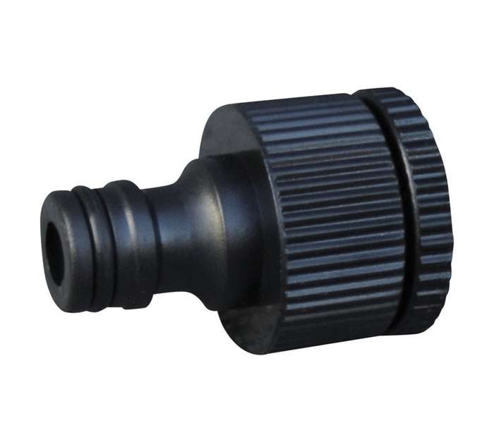 Garden Master Snap On Tap Adaptor - Black/Orange (19mm)