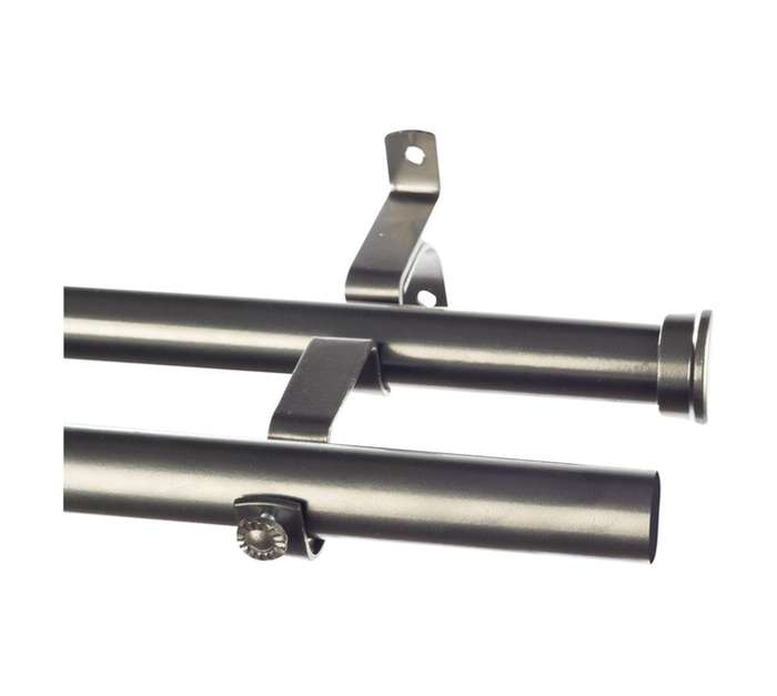 Finishing Touches Double Pole Set - Gun Metal (3000 x 28mm)