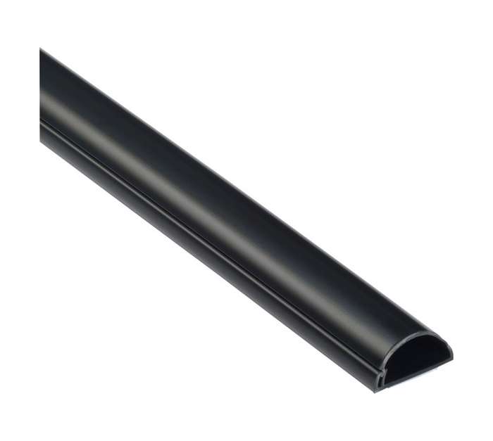 D Line Self Adhesive Trunking - Black (2000 x 30 x 15mm)