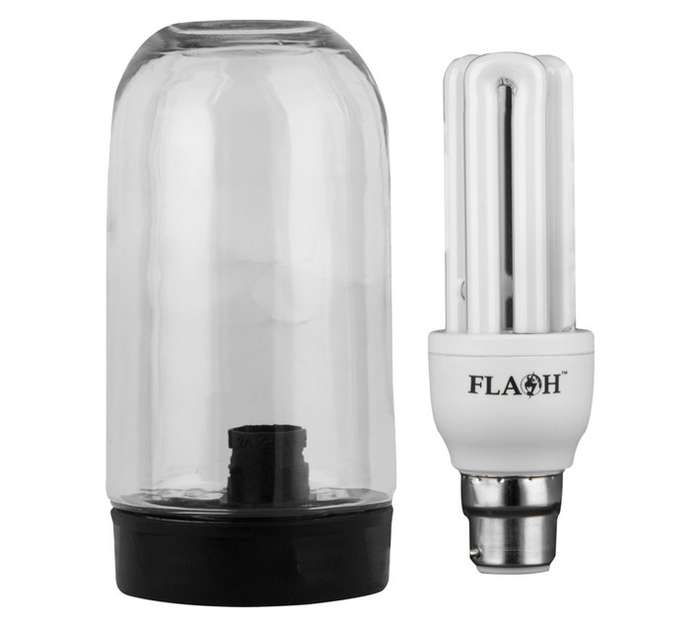 Proton Jam Jar Ceiling Light and BC Lamp (100W)