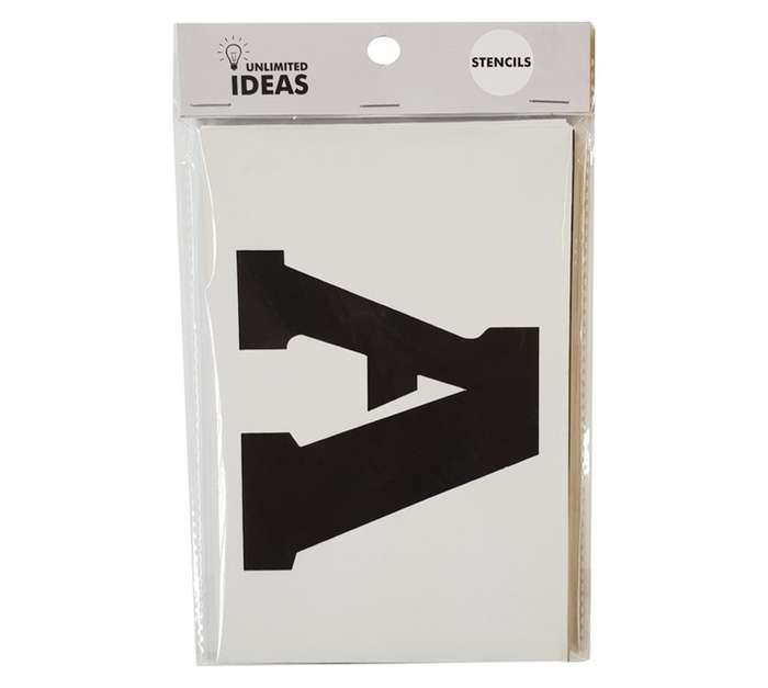 Unlimited A-Z Letter Stencil (100mm)