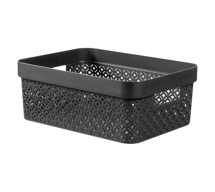 Curver by Keter Terrazzo 4.5L Basket - Black (260 x 180 x 120mm)