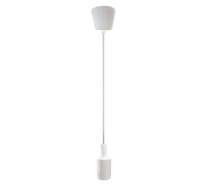 Design House Cup and Cord Lamp Holder - White
