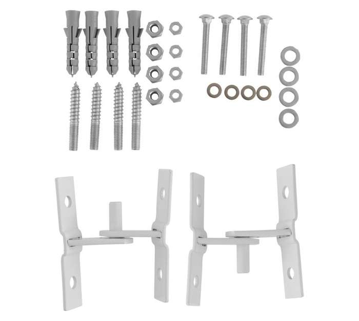 Xpanda 537029 Saftidor Multi Hinge Set - White (5 x 167 x 273mm)