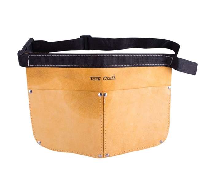 Tork Craft Double Pocket Leather Nail Bag