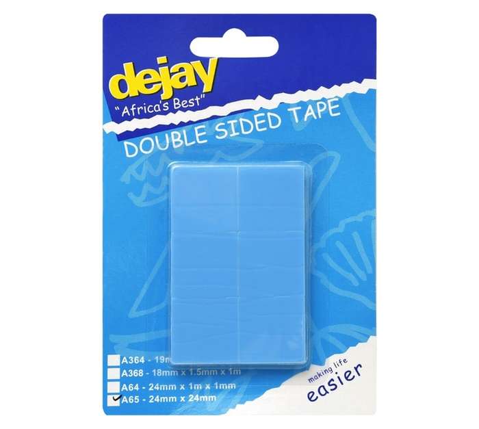 Dejay Double Sided Tape (24mm x 24mm)