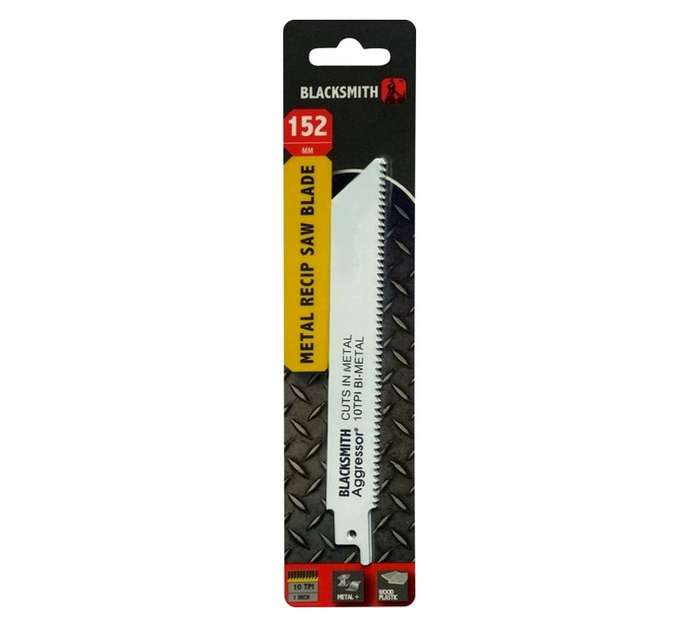 Blacksmith 2 Piece 10TPI Reciprocating Saw Blade (152mm)